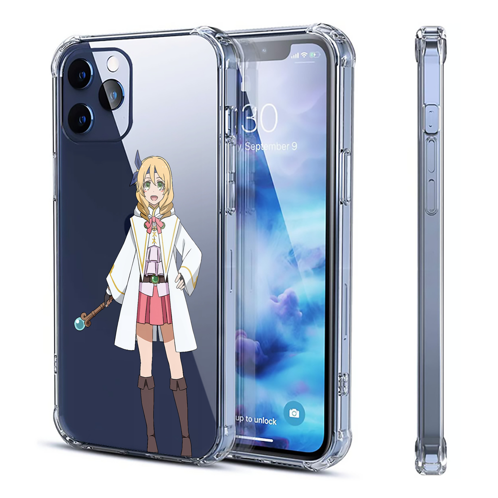 （画像用） 転スラ Regarding Reincarnated to Slime 【iPhone 12シリーズ対応】透明スマホケース（クリアソフトケース）